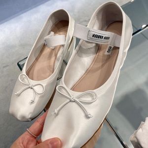 Miu Miu Satin Ballet Flats